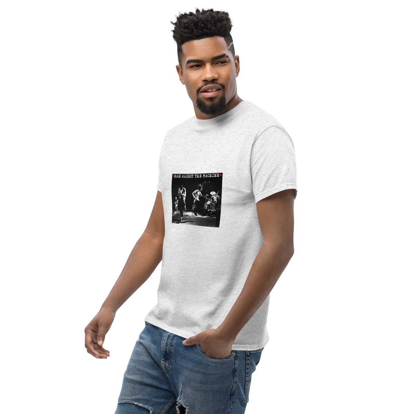 Rage Against the Machine print Unisex classic tee